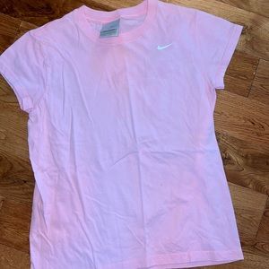 Pink Nike shirt athletic shirt